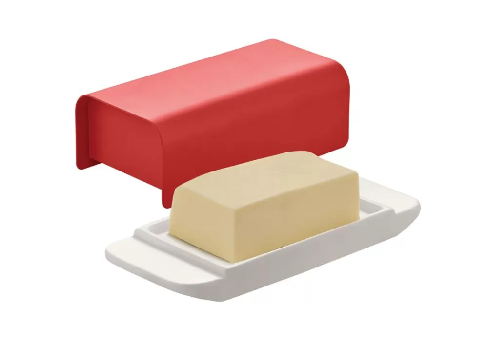 Servieren<alessi Mattina Butterdose | Rot