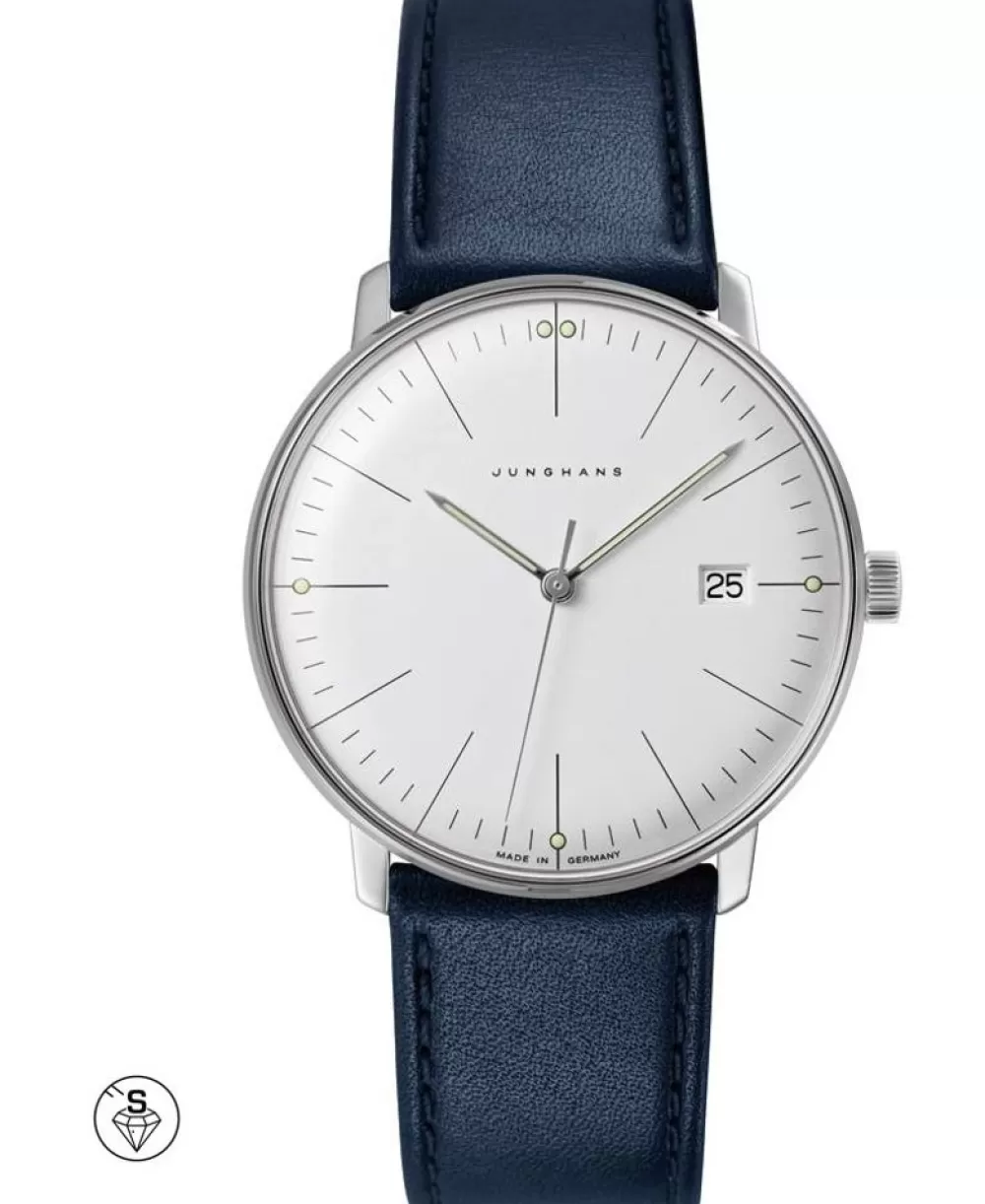 Armbanduhren<junghans Armbanduhr Max Bill | O 38 Mm, Quarzuhrwerk, Strichblatt Weis