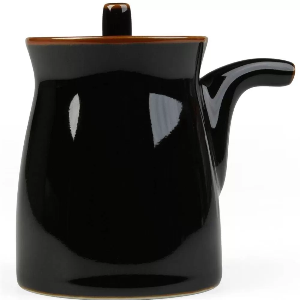 Servieren<hakusan porcelain G-Type Soyasaucen Kannchen | Schwarz