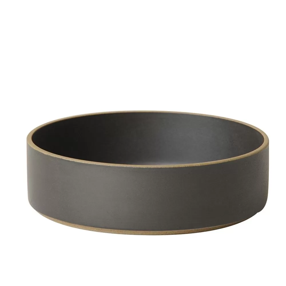 Hasami Porcelain<hasami porcelain Hasami Zylindrische Schale | O 18,5 Cm, H 5,5 Cm | Mattschwarz Glasiert