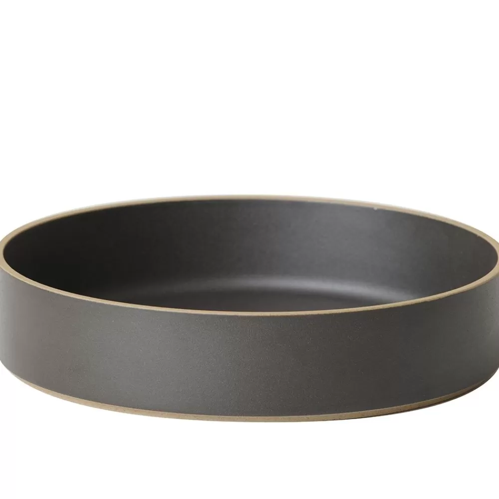 Hasami Porcelain<hasami porcelain Hasami Zylindrische Schale | O 25,5 Cm, H 5,5 Cm | Mattschwarz Glasiert