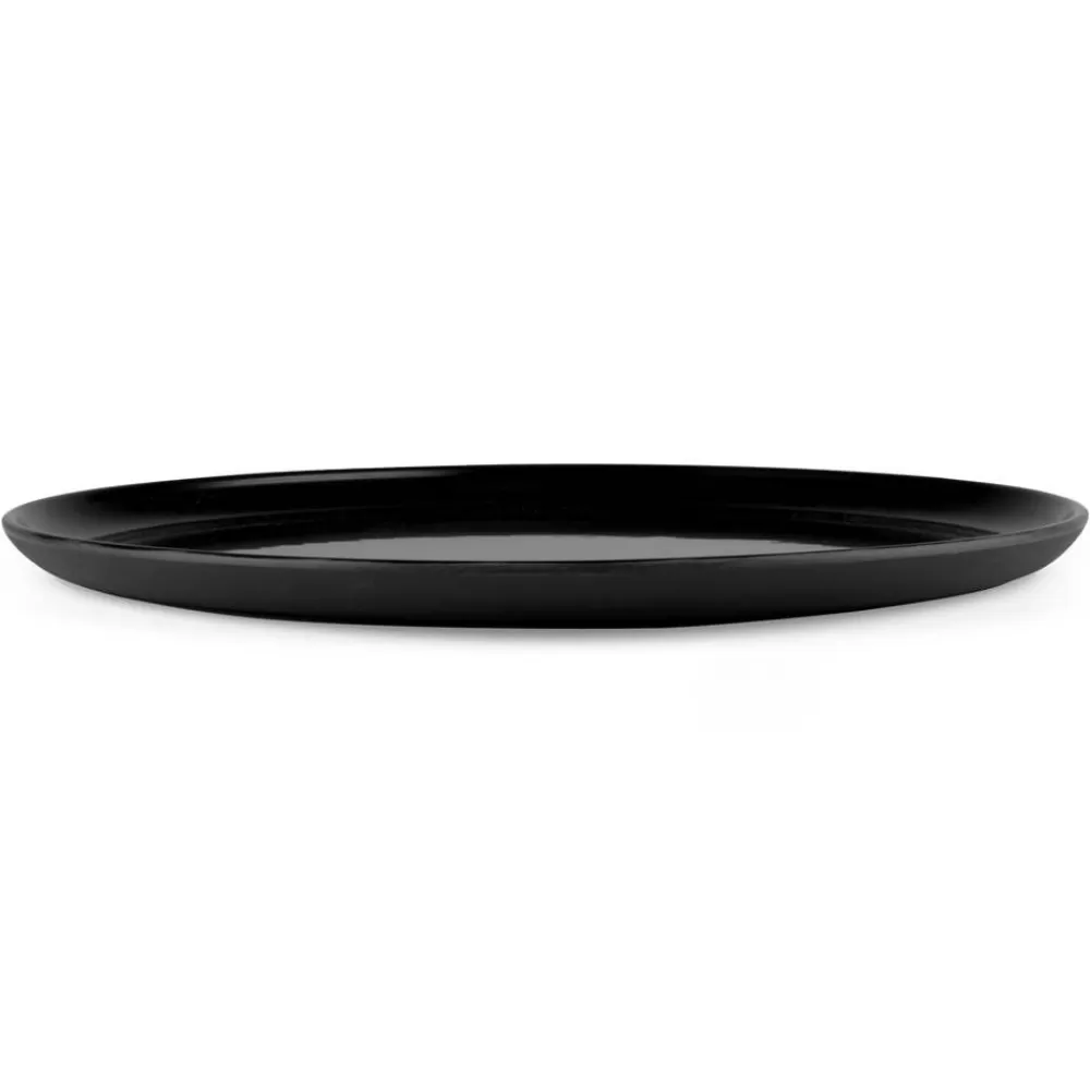 Servieren<ørskov The Tray Tablett | O 27 Cm, Schwarz/Schwarz